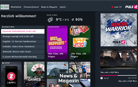 ProSiebenSat.1 Puls 4: Relaunch der HbbTV-Services
