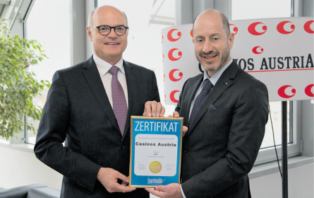 Casinos Austria sind ein Superbrand