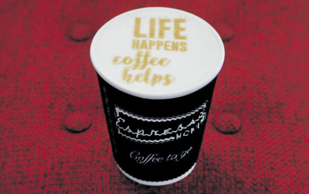 Kaffeestaub in Vollendung