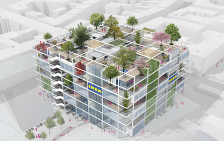 Ikea beim Westbahnhof nimmt Gestalt an