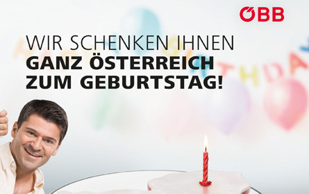 ÖBB startet heute neue Werbekampagne für ÖBB Vorteilscard