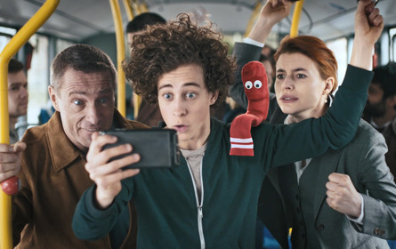 Socke ist schon im Fußball-WM-Fieber