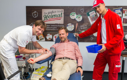 Blutspendeaktion bei Lidl