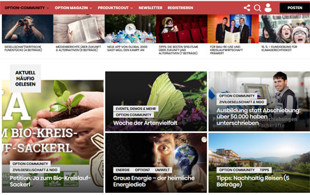 Erstes österreichisches Soziales Netzwerk „Option“ startet