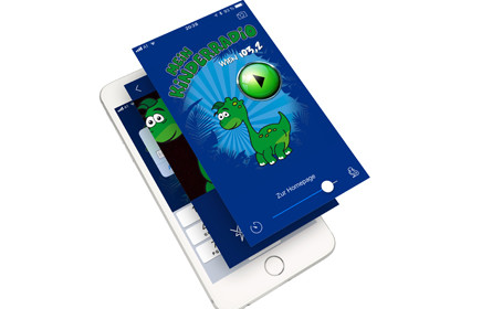 Kinder-Radio-App mit Download-Rekord
