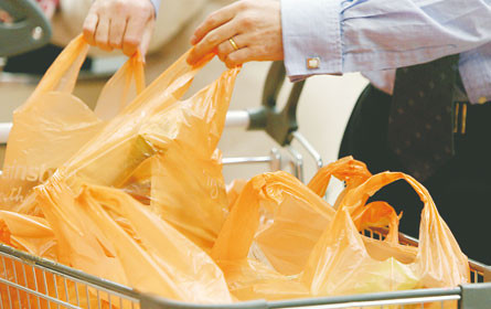 122 Millionen Plastiksackerl eingespart