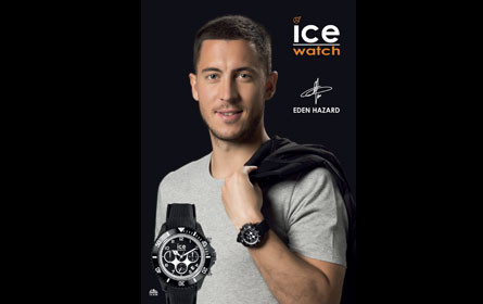 Fußball-Star Eden Hazard ist neuer ice-watch Markenbotschafter