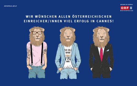 Rot-weiß-rote Exzellenz in Cannes – die ORF-Enterprise wünscht nur das Beste!