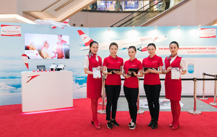Stargate Group nun für Austrian Airlines in China im Einsatz