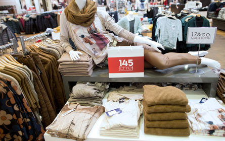 Schwierige Zeiten im Bekleidungshandel