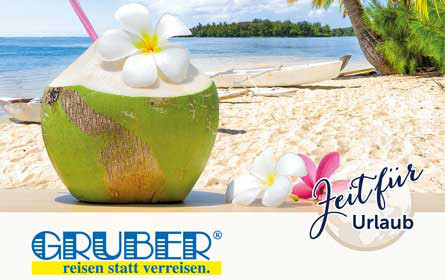 Das Fernweh hat ein Ende: Der neue Gruber Reisen Fernreisenkatalog