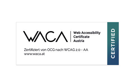 OCG präsentiert das Web Accessibility Certificate Austria