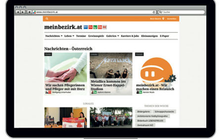 Relaunch von meinbezirk.at
