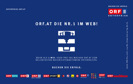 Klickbare Größe: Das werbestarke ORF.at-Network