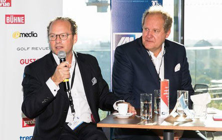 Moritz von Laffert im Gespräch mit IAA-Präsident Walter Zinggl