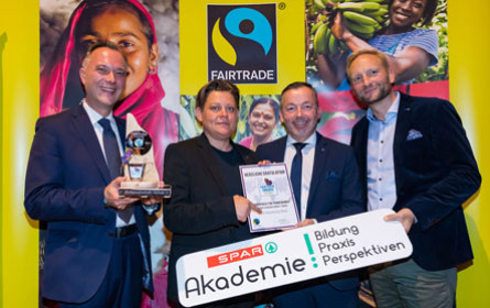 Award für Fairtrade-Zusatzausbildung bei Spar