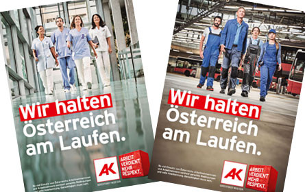 Neue Kampagne der AK: Arbeit verdient mehr Respekt!