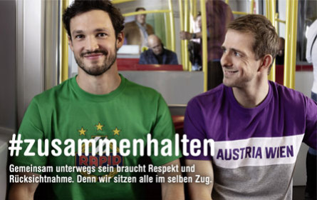 Wiener Linien setzen Austrianer und Rapidler zusammen