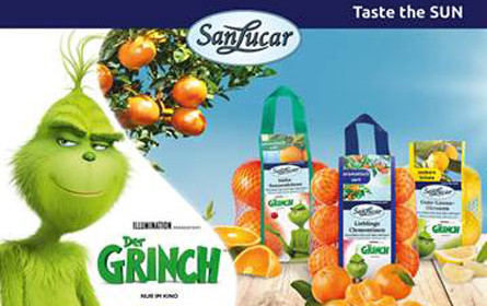 SanLucar bringt den Grinch in Weihnachtsstimmung