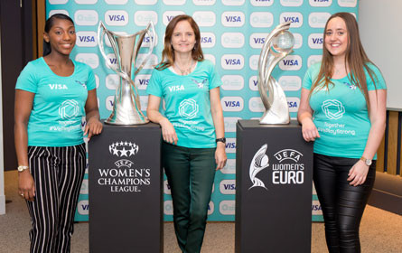 Visa und UEFA schließen wegweisende Frauenfußball-Partnerschaft