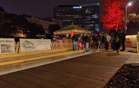 Gewinnspiel: Sportliche Hüttengaudi am Donaukanal