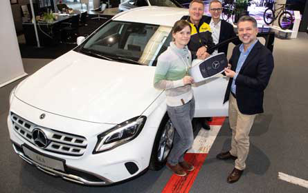 Ein Benz für die beste Autofahrerin