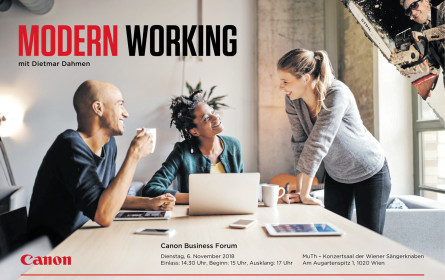 Canon lädt zu Modern Working