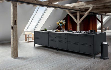 Eine Modulküche ohne Schnickschnack