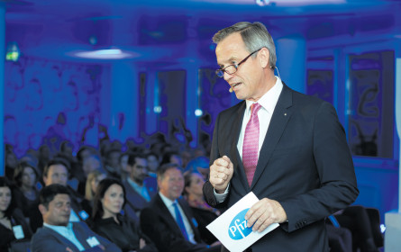 Pfizer feierte mit Kunden