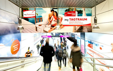 Austrian Airlines mit Punktlandung auf der Ferienmesse