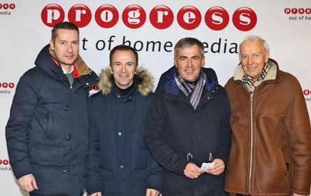 Salzburger Altstadtgaragen mit der Progress Werbung als Werbepartner