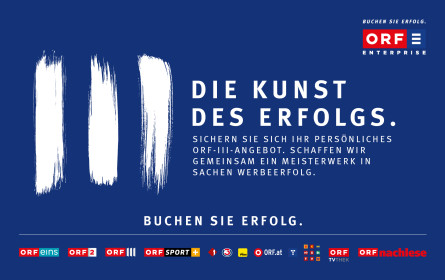 Unschlagbar günstige Werbewirkung in ORF III