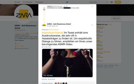 Künstliche Intelligenz reagiert auf Hasspostings