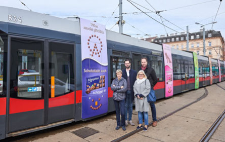 Schogetten via Out of Home unterwegs auf der Ringstraße