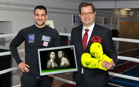 Infoscreen promotet Marcos Nader & Bounce Fight Night