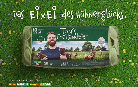 Merlicek & Partner relaunchte Tonis Freilandeier