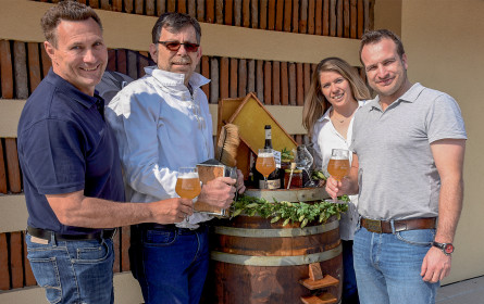 Bienen ziehen in der Brauerei Hirt ein