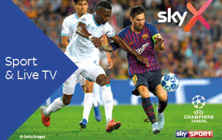 Sky X: Geballtes Sport-Erlebnis zum günstigsten Preis