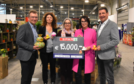 Spar unterstützt Verein „Netz für Kinder" mit Spende von 15.000 Euro