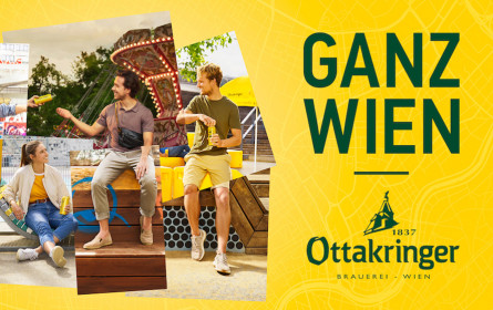 Ottakringer  taucht Wien ab dieser Woche in sein leuchtendes Gelb
