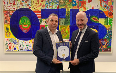 Superbrands-Zertifikat an Otis Austria