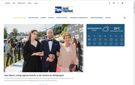 Tips.at wird schneller, übersichtlicher und noch regionaler