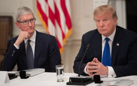 Trump: Apple-Chef besorgt über Wettbewerbsnachteil durch US-Zölle