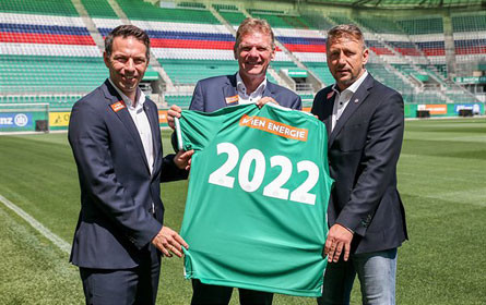 Wien Energie bleibt bis 2022 Hauptpartner des SK Rapid
