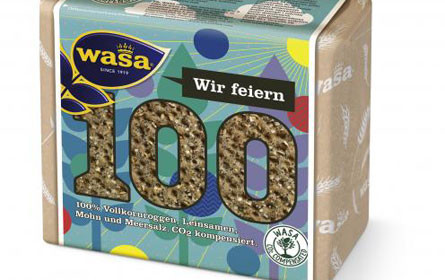 Nachhaltiges Knuspern: Wasa ist 100 (Prozent CO2-kompensiert)