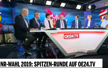 Neuer Rekord für oe24.TV: 140.000 Zuseher bei Elefantenrunde
