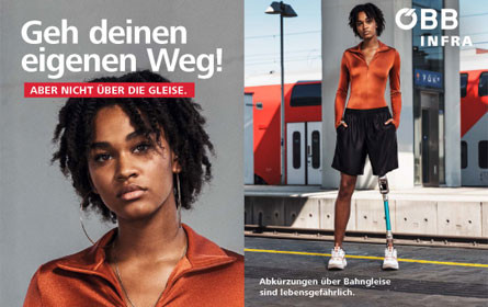 ÖBB: Aufrüttelnde Sicherheitskampagne „Pass auf dich auf“