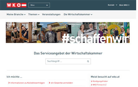 WK- Website wurde WACA-zertifiziert