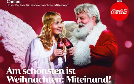 Coca-Cola-Weihnachtsaktion gemeinsam mit Caritas