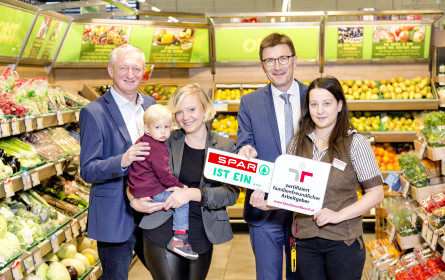 Spar-Zentrale St. Pölten erneut mit Gütezeichen für Beruf und Familie ausgezeichnet